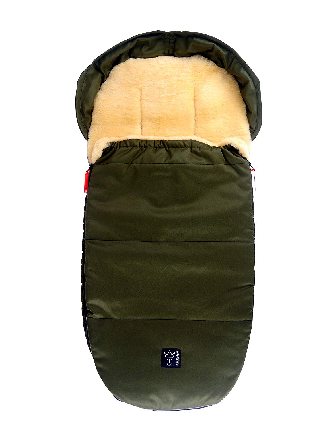 Kaiser Lenny Lambskin Foot Muff Navy