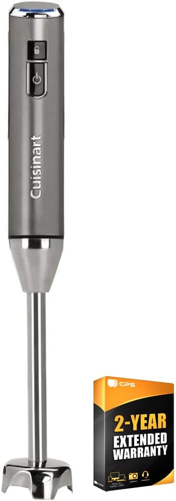 Cuisinart RHB-100TG EvolutionX Cordless Hand Mixer, Make Viral TikTok Beaten Coffee, Cloud Bread Bundle with 2 YR CPS Enhanced Protection Pack