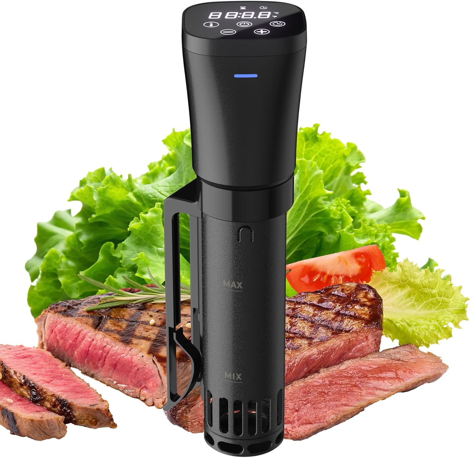 Sous Vide Garer Stick 1000 W Precision Cooking Pot Immersion Circulator with Reservation Function 360° Water Circulation Sous Vide Stick for the Kitchen