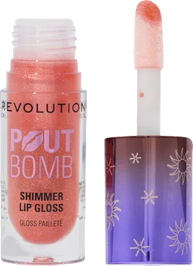 Lip gloss Shimmer Bomb Orange Sunset, 3 g