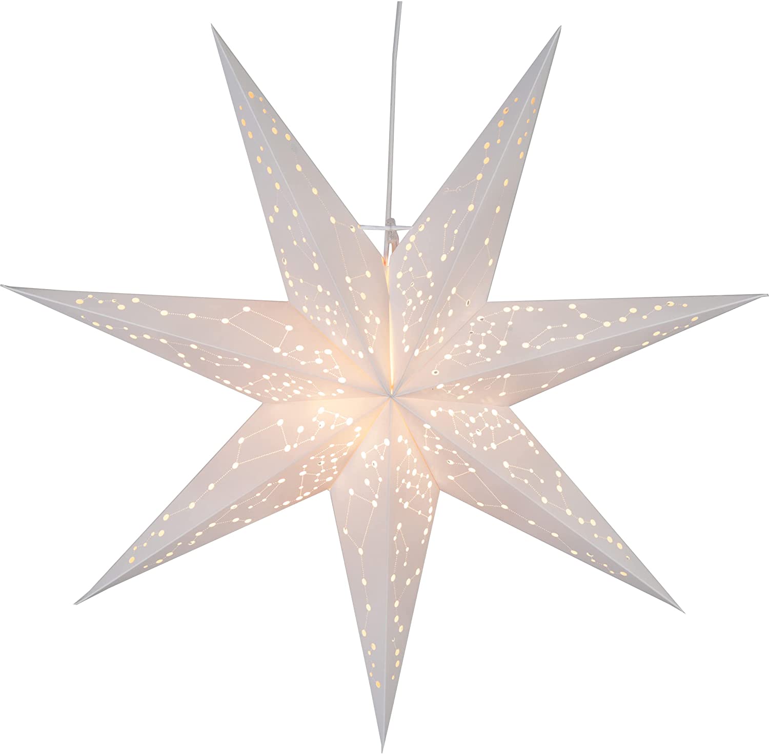 EGLO Christmas Star for Indoor Use, Decorative Star Illuminated Paper for H