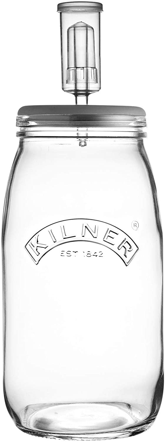 Kilner Fermentation Set Preserving Jar with Fermentation Stopper
