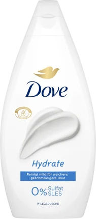 Dove Nourishing shower hydrates, 450 ml