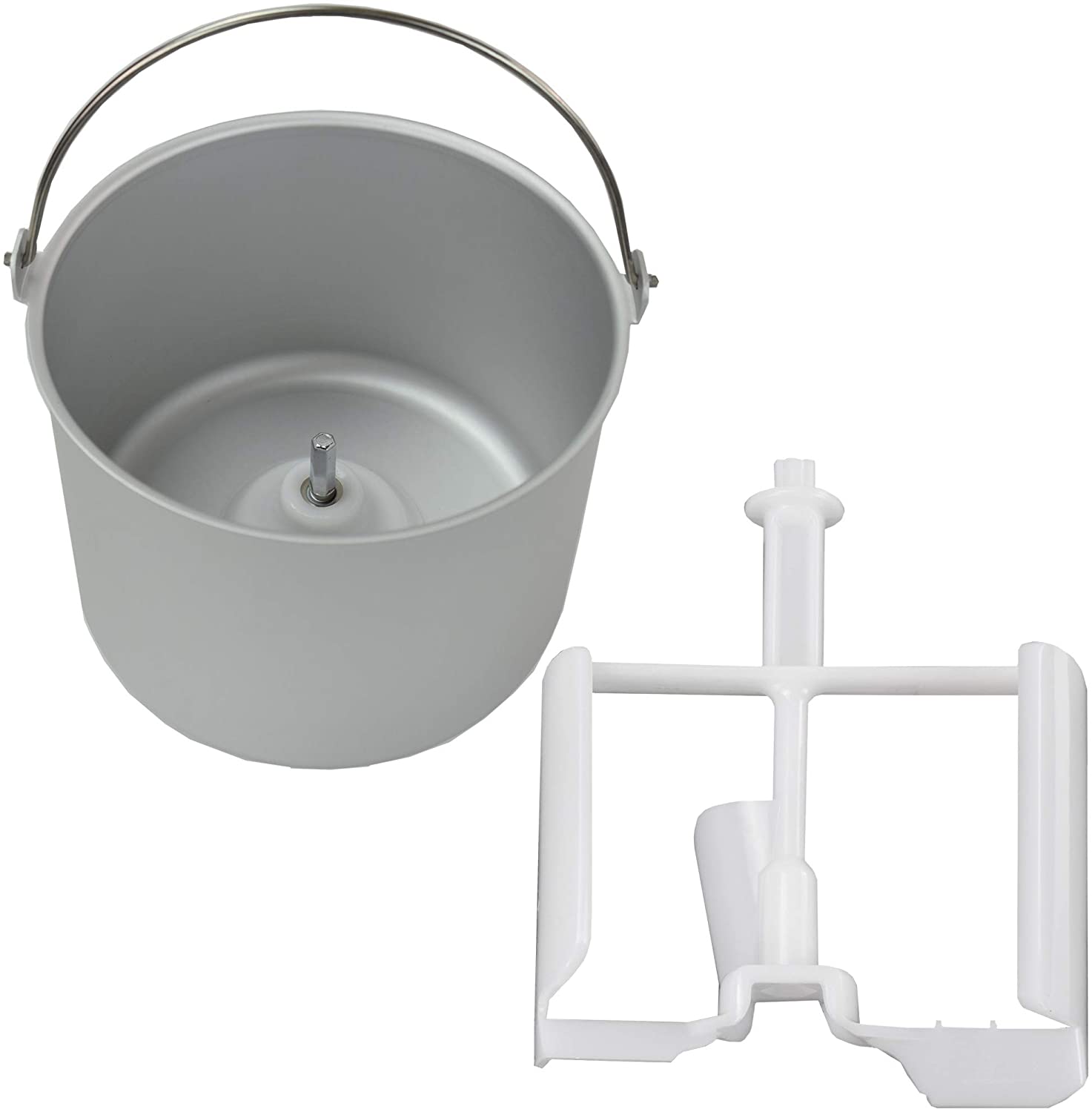 Syntrox Germany Replacement container for Unold 48818 Kitchen Chef PRO 2, ICE-1530 ice cream maker.