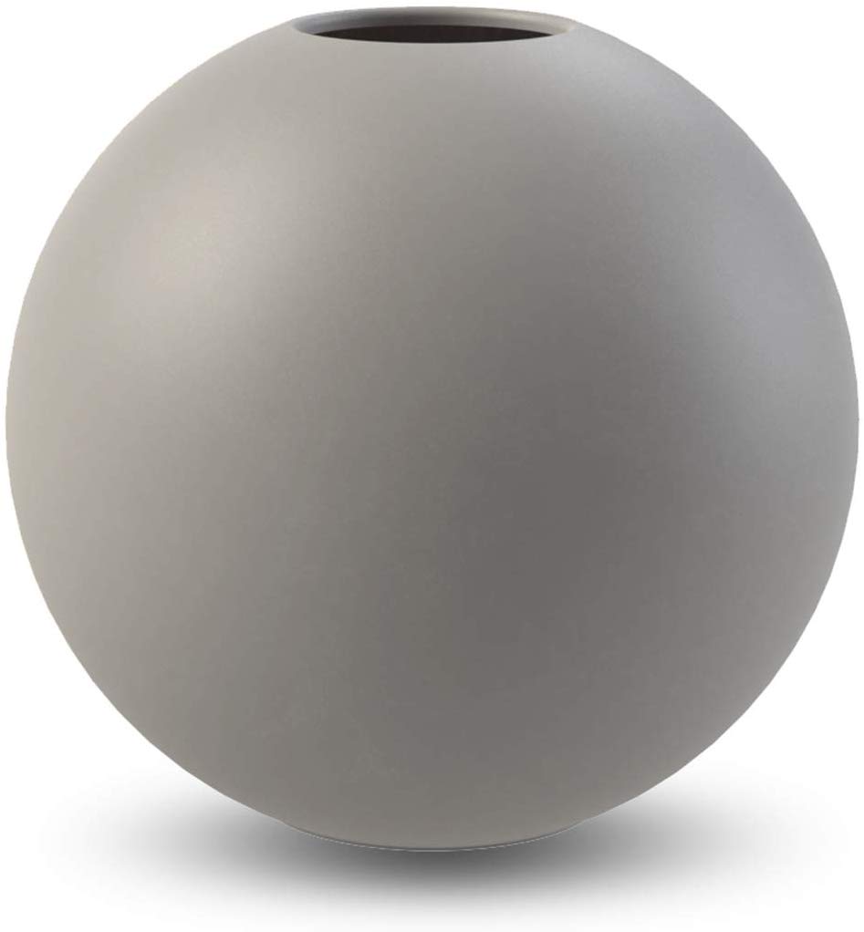 Cooee Design Cooee Ball Vase Round Porcelain Vases, Flower Vases, Large (Diameter: 20 cm