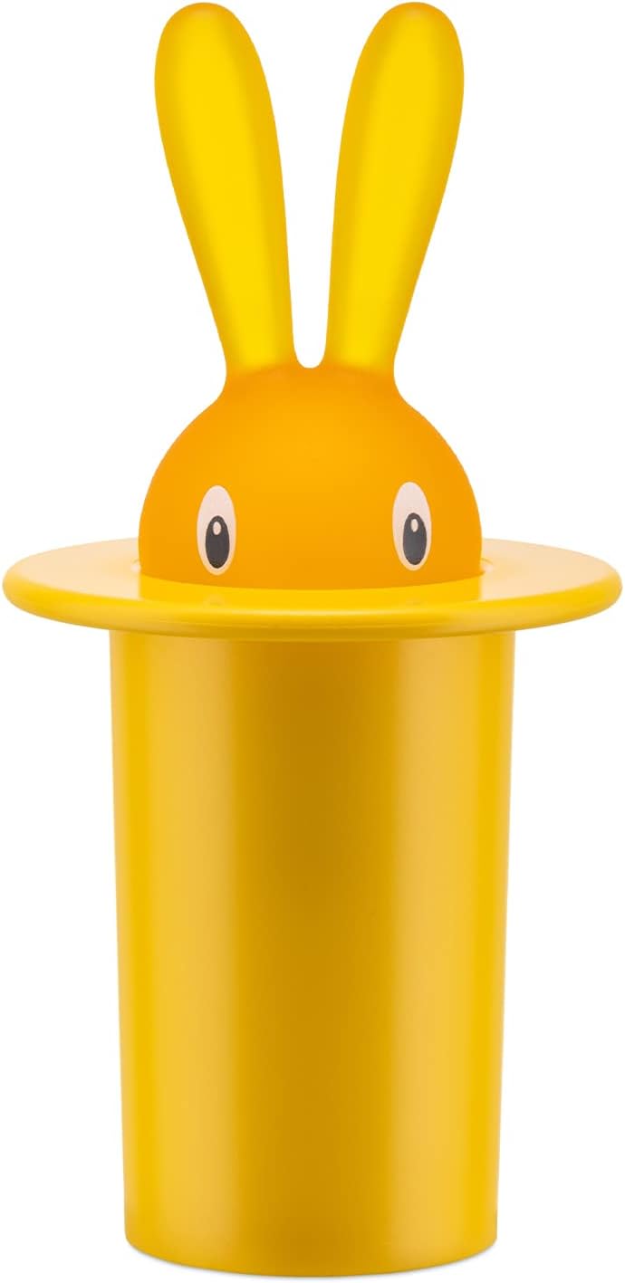 A di Alessi Magic Bunny Toothpick, Yellow (ASG16 Y)