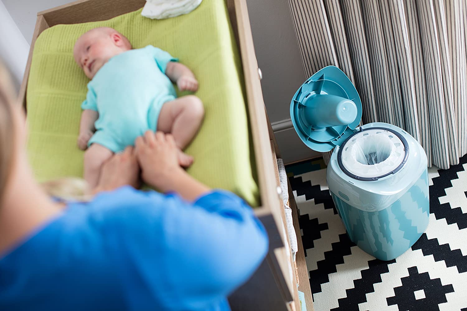 Tommee Tippee Sangenic Tec – Nappy Bin Blue