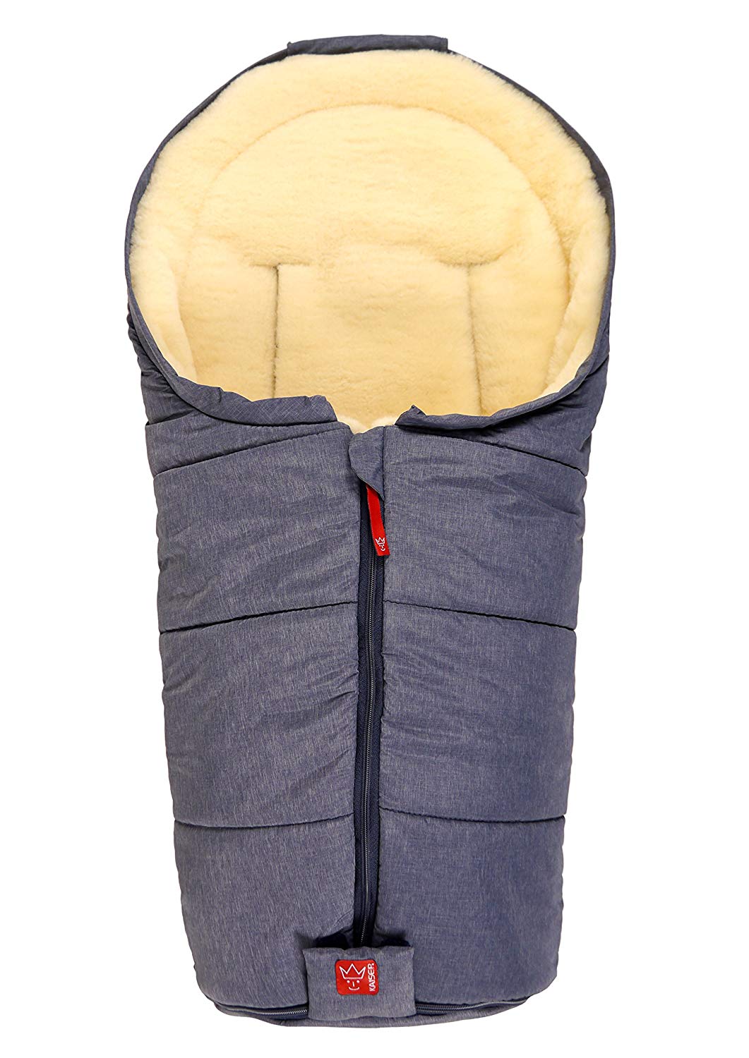 Kaiser Channy 65332320 Baby Car Seat Footmuff Lambskin Medicine Marine Blend