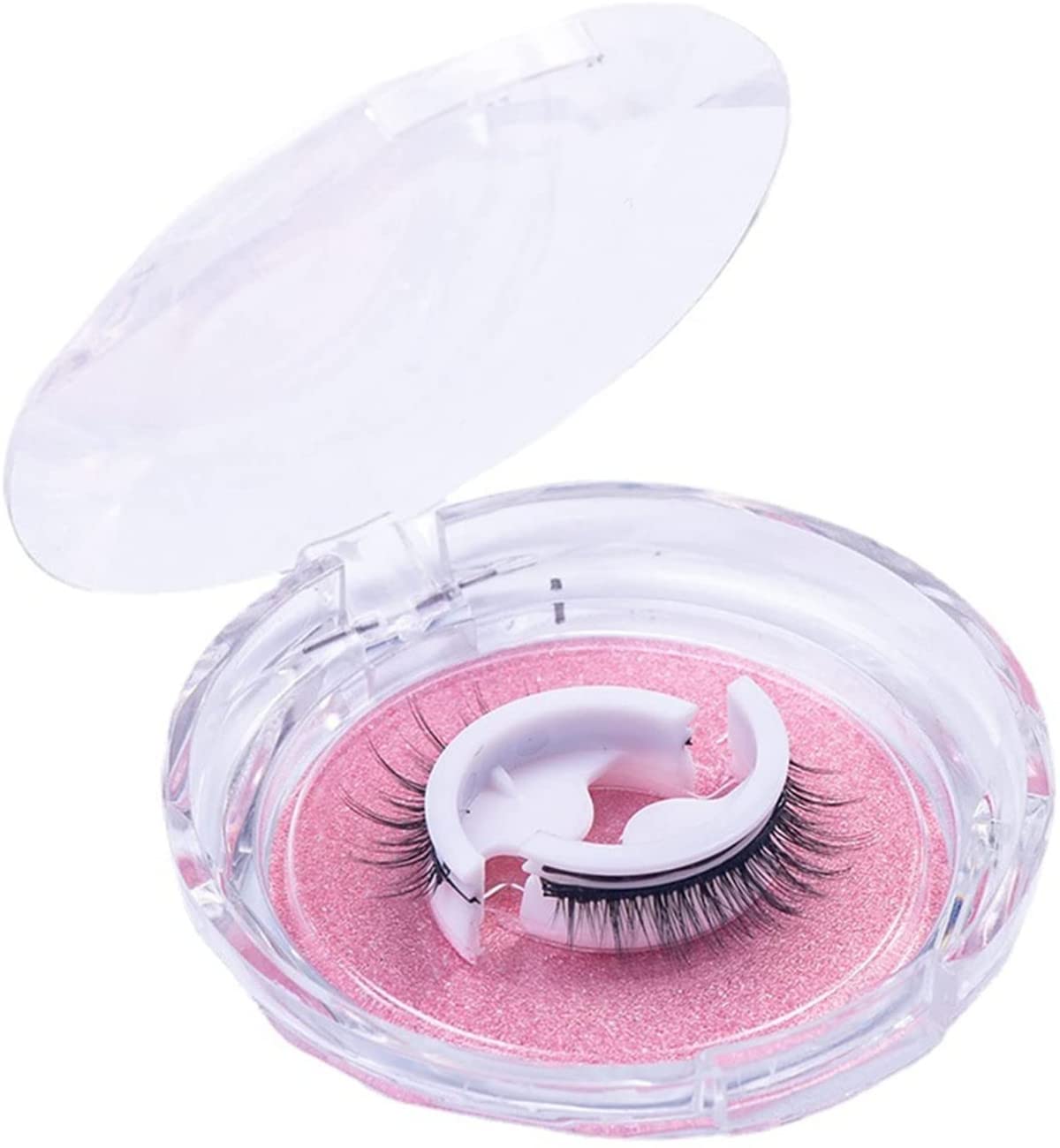 Chagoo Reusable Self-Adhesive False Eyelashes without Glue, Natural Look, Natural Fluffy False Eyelashes, Waterproof for Women (Long), ‎long