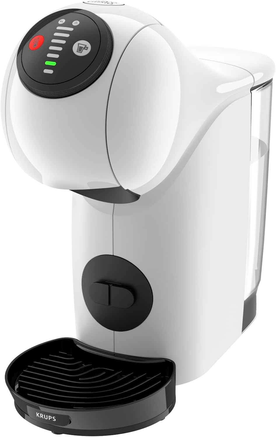 NESCAFÉ Dolce Gusto Genio S by KRUPS, Coffee Capsule Machine, 15 Bar, Ultra Compact, High Pressure, Over 30 Coffee Creations, Selectable Drink Size, Auto Shut-Off, White, KP2431