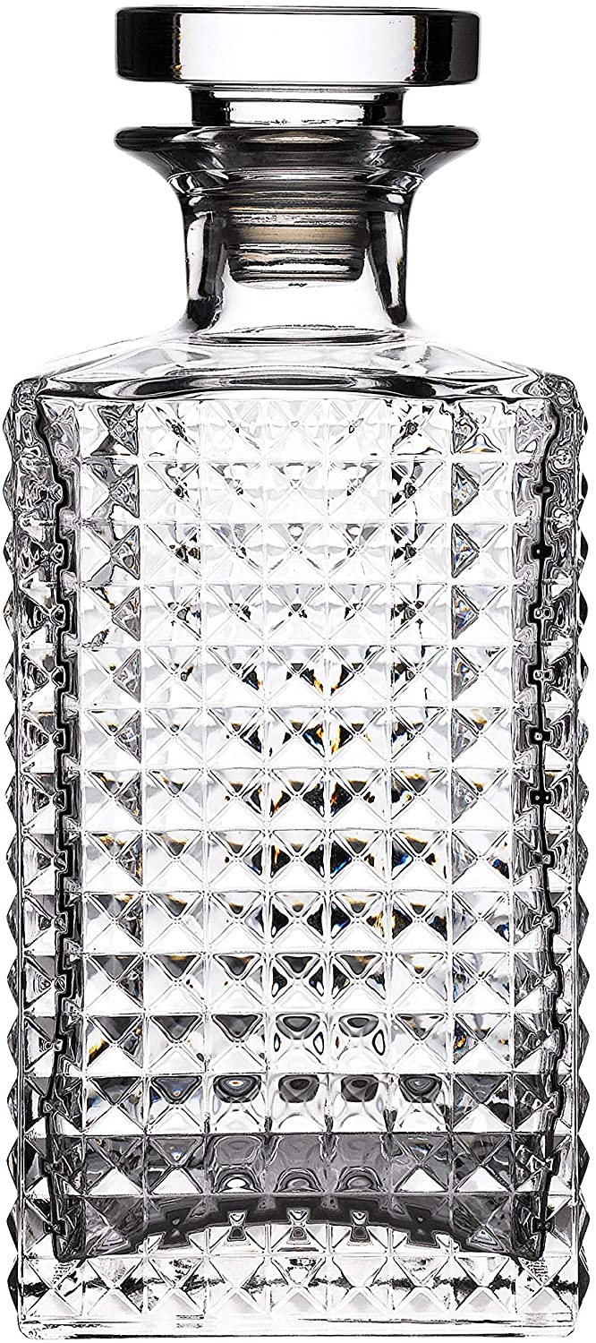 Luigi Bormioli 15-16-110 Son.hyx Lead-Free Crystal Spirit Decanter