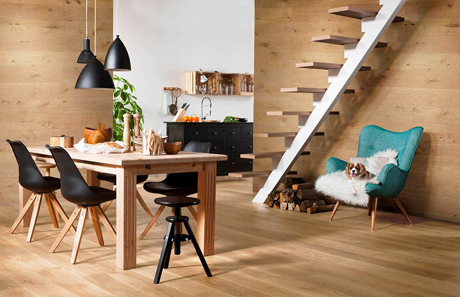 Komar Xxl4 – 027 368 X 248 Cm Oak Rustic Oak Wallpaper Poster – Neutral (Pa