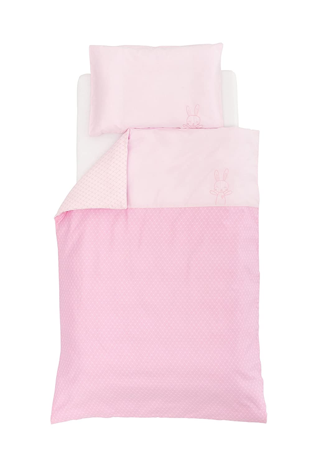 Traeumeland Träumeland TT17303 Bed Linen Dream Bunny Pink 80 x 80 cm Multi-Coloured