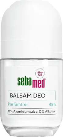 sebamed Deodorant roll-on balm, fragrance-free, 50 ml