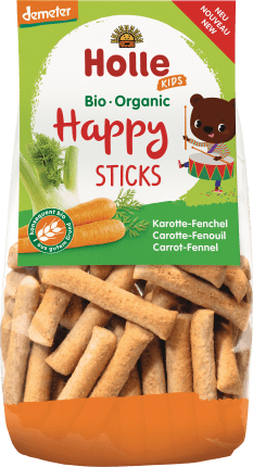 Holle baby food Children's snack carrot-fennel sticks, from 3 years, Demeter, 100 g
