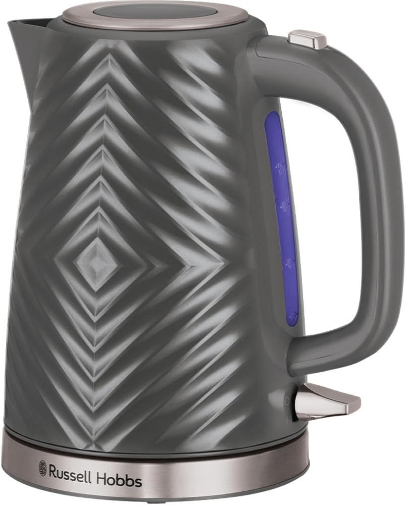 Russell Hobbs Groove 26382-70 Kettle, Grey
