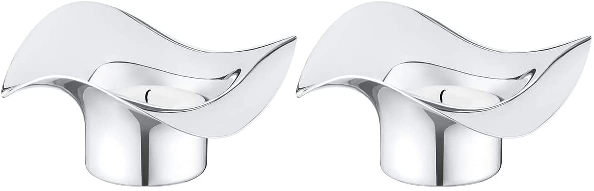 Georg Jensen Cobra Tealight Holder (Set of 2)