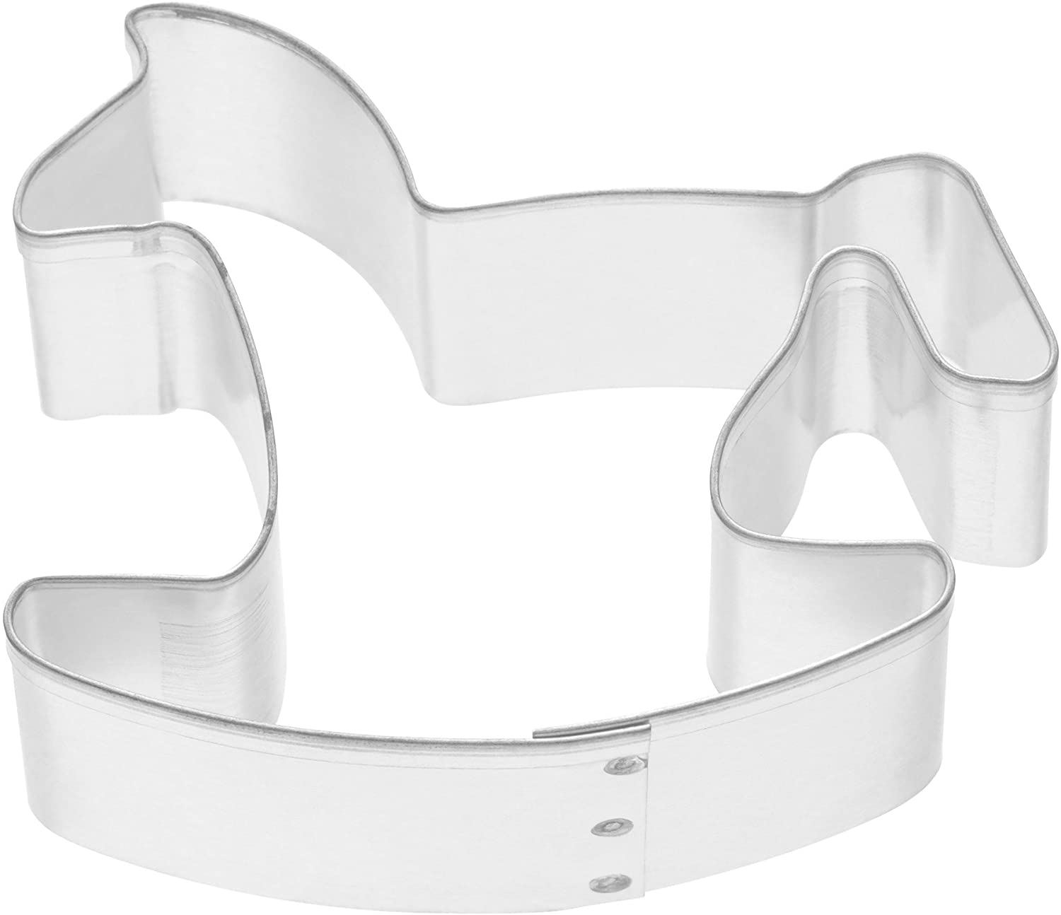 Kaiser Cookie Cutter Rocking Horse festive Stainless Steel Cookie Cutter 6 x 7 x 2.5 cm