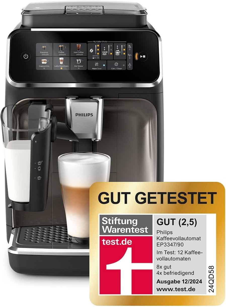 Philips Ep3347/90 Series 3300 Fully Automatic Coffee Machine 15 Bar Coffee Beans