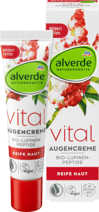 alverde NATURKOSMETIK Vital Eye Cream, 15 ml