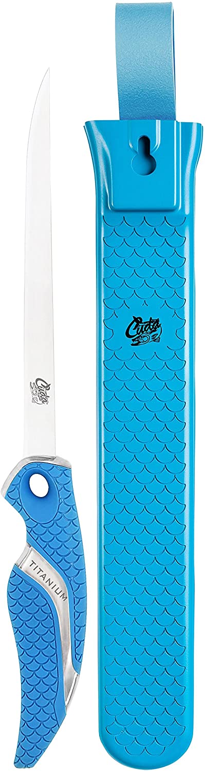 Cuda 18124 Filleting Knife with Sheath – 18.2 cm