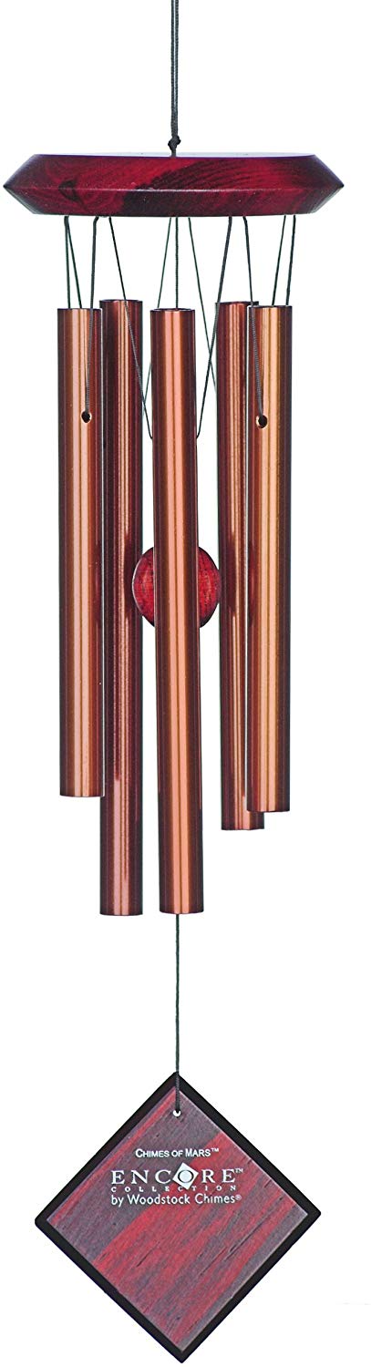 Woodstock Chimes Woodstock Windspiel Encore, Braun, 43,2 Cm