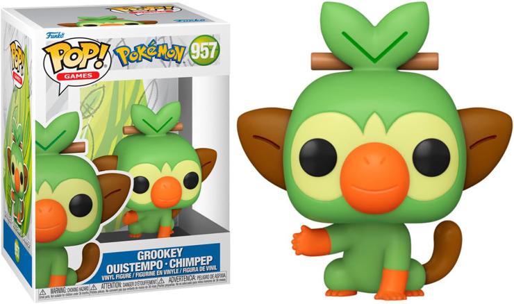 Funko POP! Games: Pokemon - Grookey - Ouistempo - Vinyl Collectible Figure - Gift Idea - Official Merchandise - Toys for Children and Adults - Video Games Fans - Model Figure for Collectors