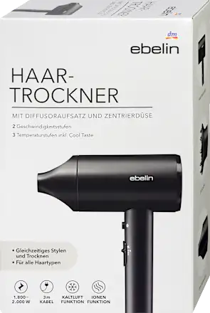 ebelin Hair dryer, 1 pc.