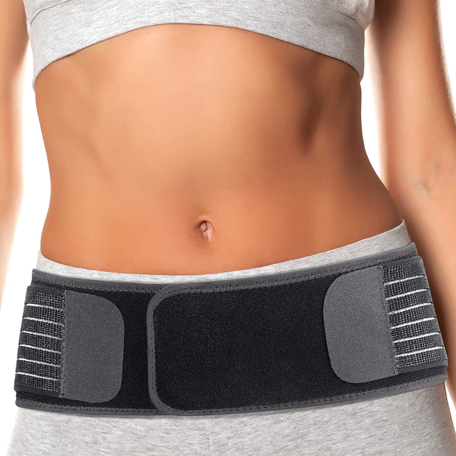 Thx4COPPER Store Thx4COPPER Back Brace, Sacroiliac Waist Belt Relieves Sciatica Unisex XL