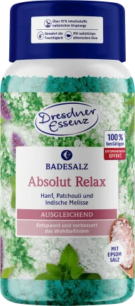 Dresdner Essenz Bathing salt absolutely relaxed, 600 g