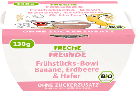 FRECHE FREUNDE Breakfast bowl banana, strawberry & oats from 8 months, 130 g