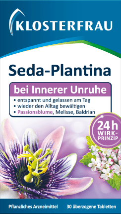 Klosterfrau Seda-Plantina Restlessness Tablets, 30 Pcs
