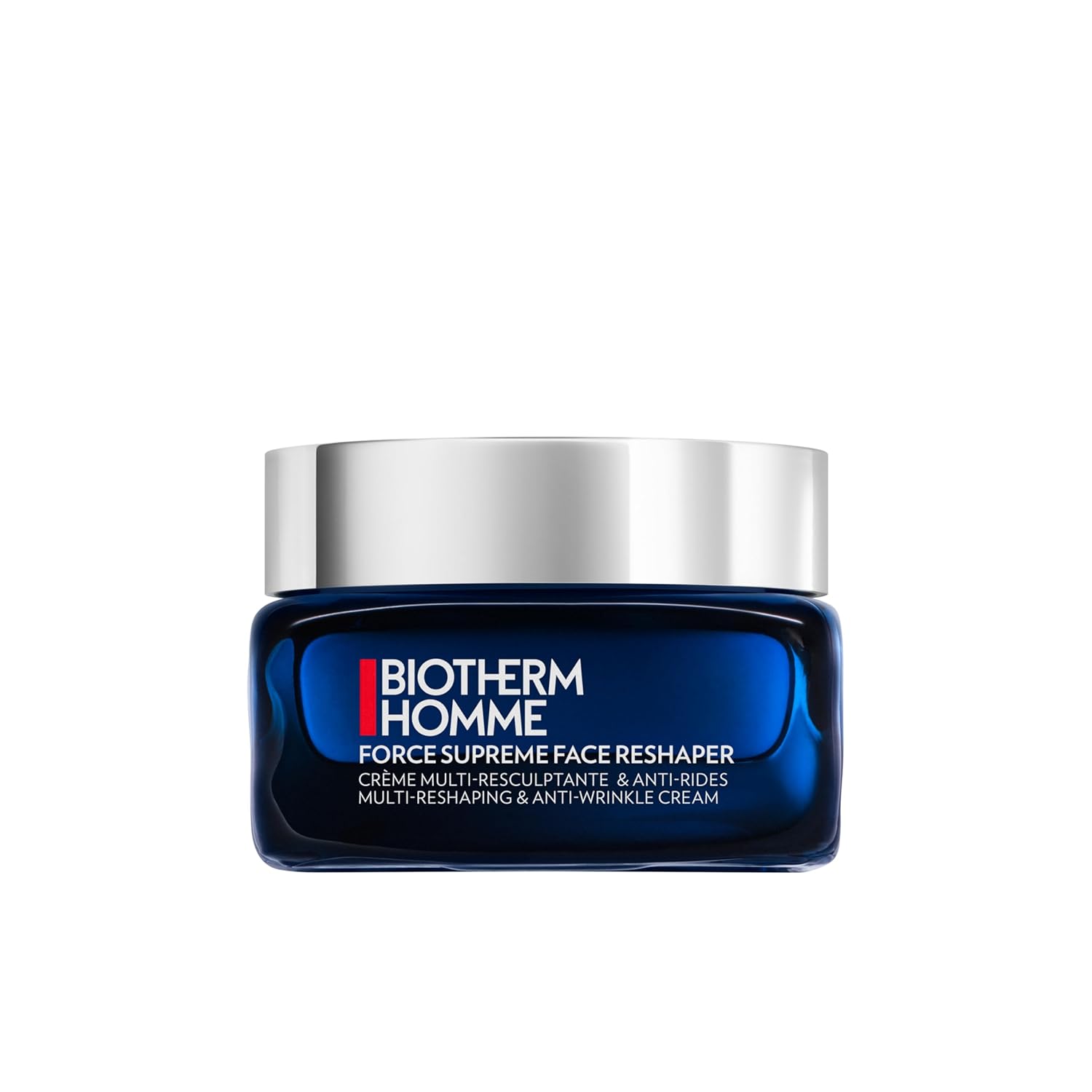 Biotherm Force Supreme Face Reshaper Cream, Firming Anti-Wrinkle Cream for Men, with Neo-Proxylane and Biotech Plankton, 50 ml
