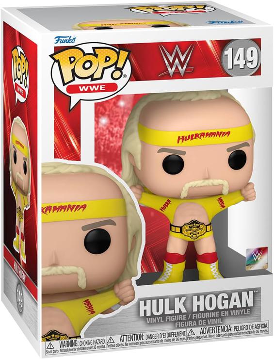 Funko POP! WWE: Hulk Hoganamania with Belt - Collectible Vinyl Figure - Official Merchandise - Toys for Children & Adults - Sports Fans and Display