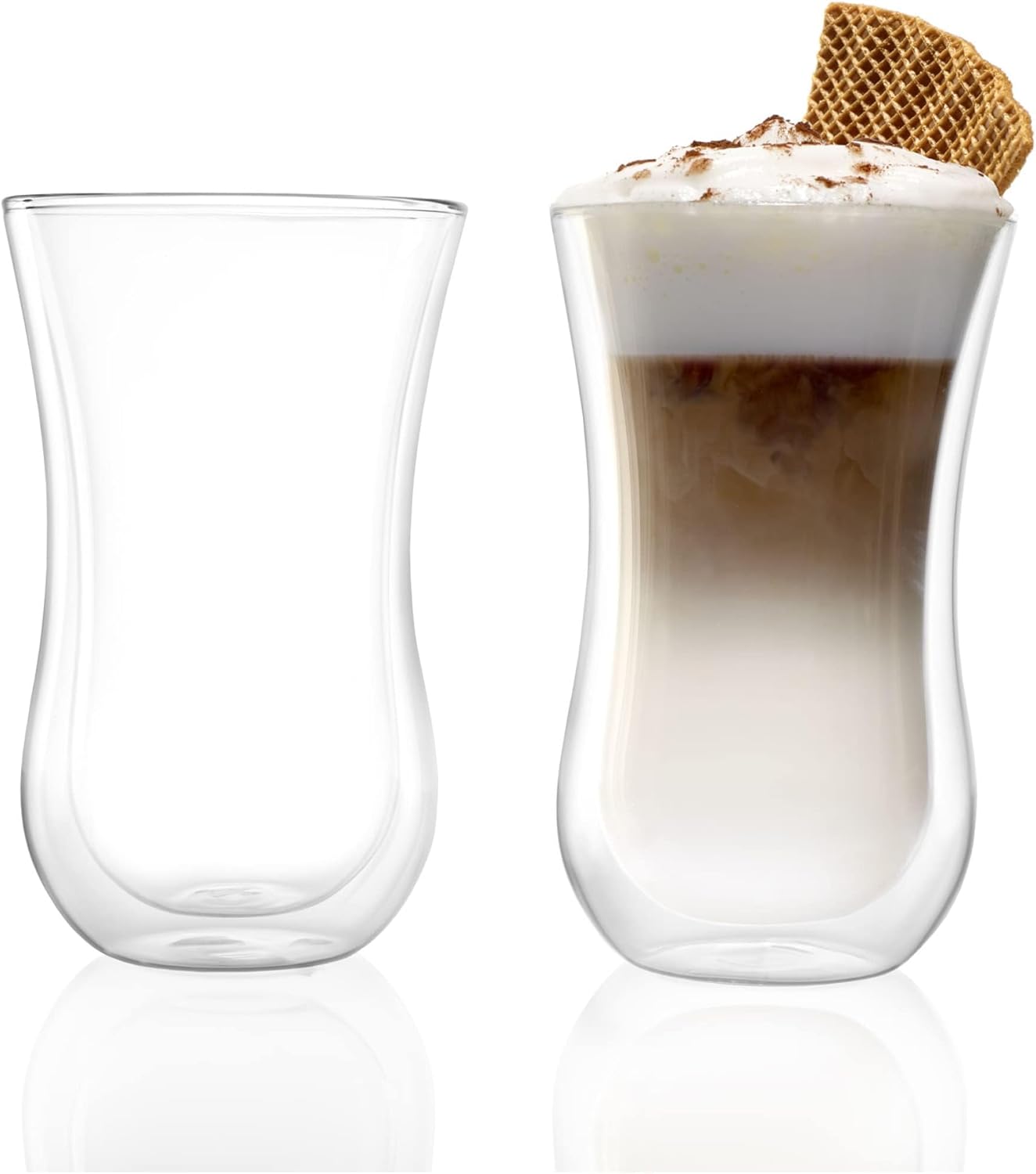 Stölzle Lausitz 4250012 Coffee \'N More Coffee Glass XL, Glass, 330 ml