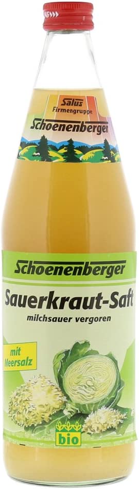 SALUS Pharma GmbH Schoenenberger Sauerkraut Juice Fermentation, 750 ml Solution