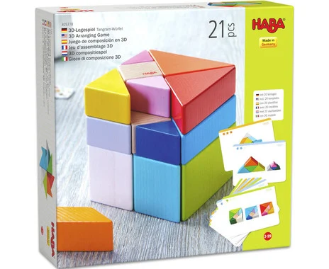 HABA 3D puzzle game “Tangram Cubes”