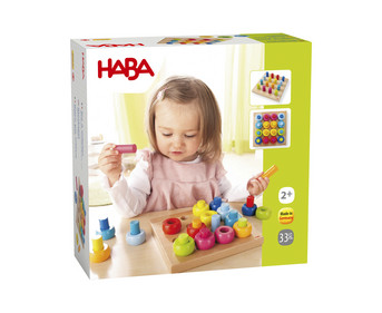 HABA "Color Swirls" Stacking Game, 33 pieces