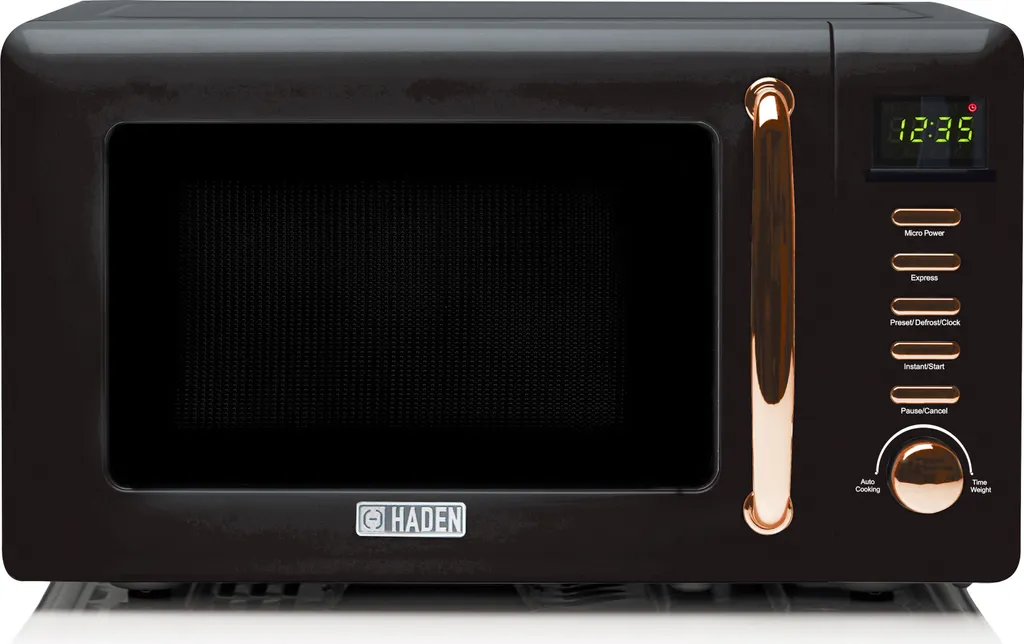 Haden Microwave Black and Copper 800 W, black