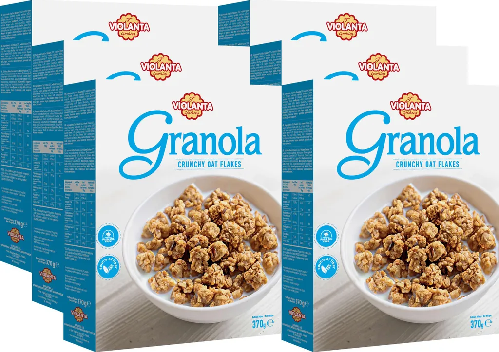 Violanta Cookies S.A. Oat Granola Crunchy Oat Flakes Crunchy Muesli 2200g from Greece 2200g