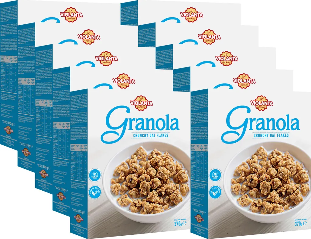 Violanta Cookies S.A. Oat Granola Crunchy Oat Flakes Crunchy Muesli 3700g from Greece 3700g