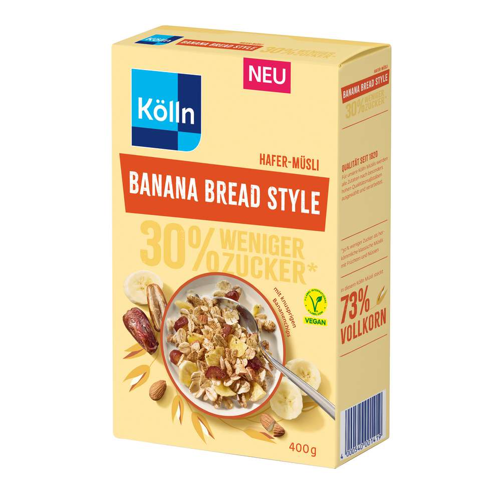 Oat Muesli Banana Bread Style