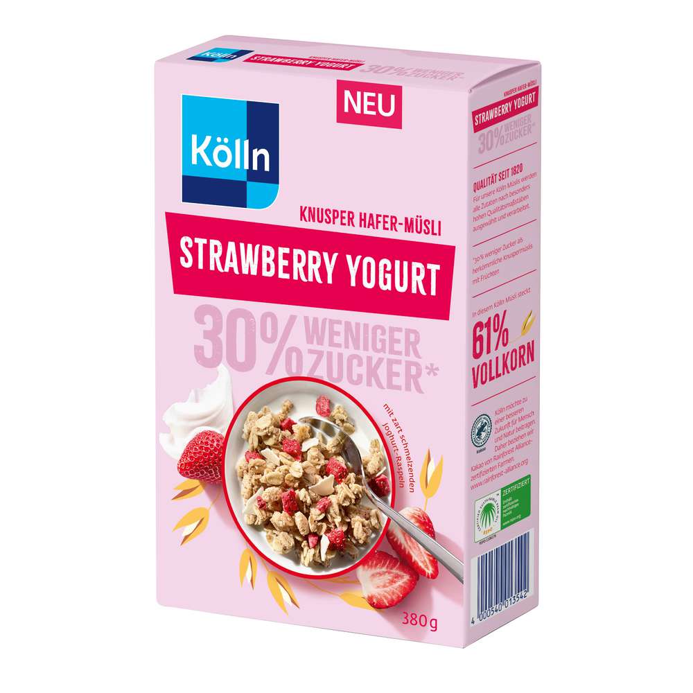 Oat Muesli Strawberry Yogurt
