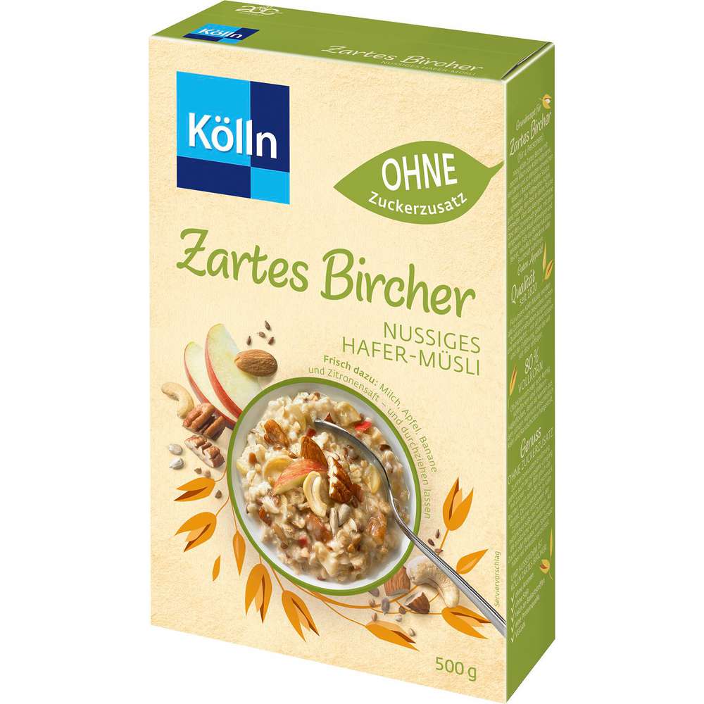 Kölln Hafer-Müsli Zartes Bircher, nussig