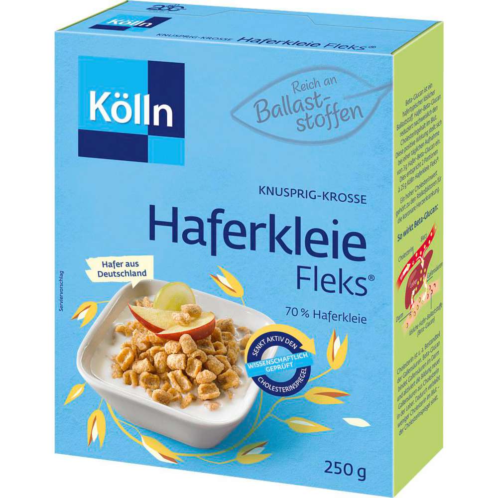 Kölln Oat Bran Fleks, Balance