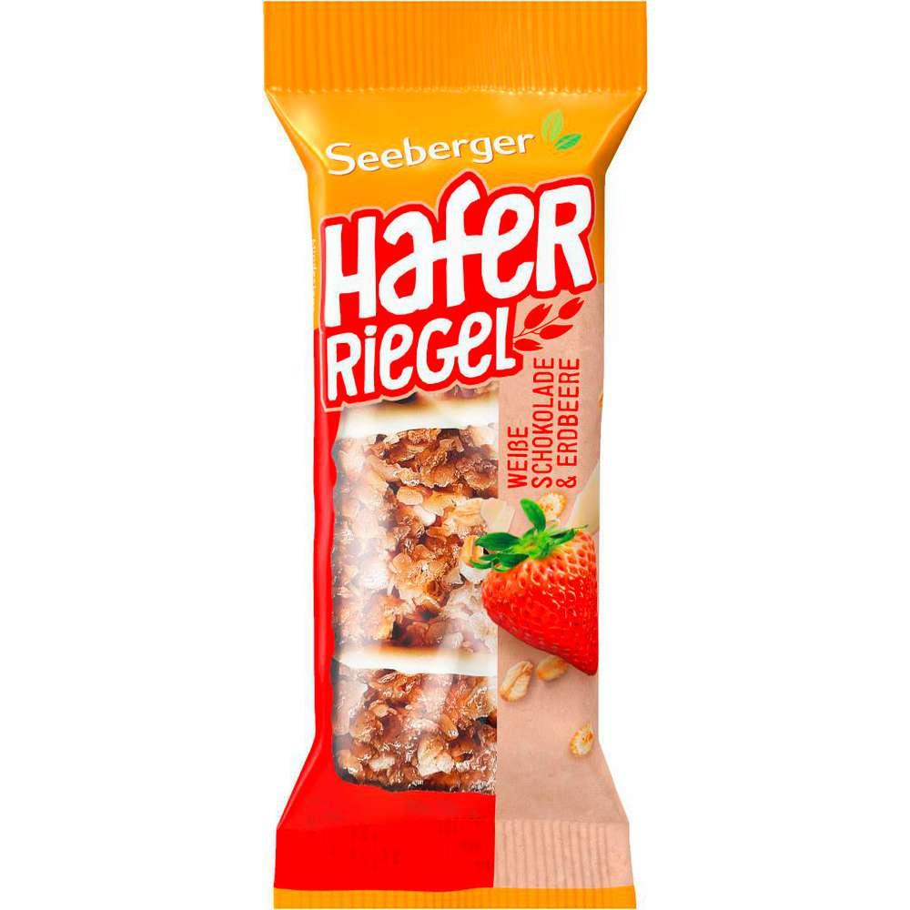 Seeberger Oat Bar White Chocolate & Strawberry