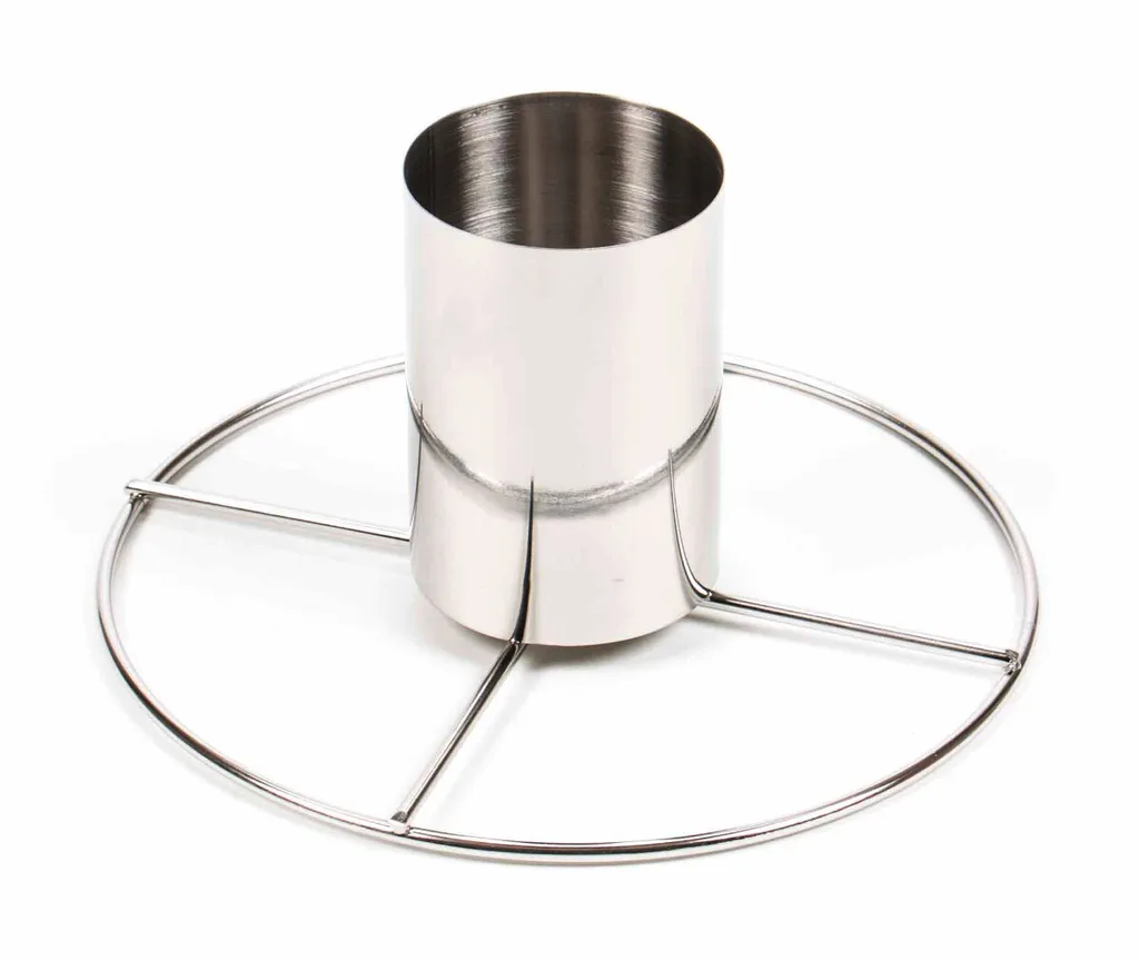 BBQ Collection Stainless steel chicken roaster for the grill, hygienic and non-toxic, ideal for beerbutt chicken.