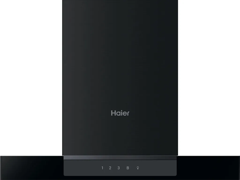 Haier HATS6DCS56 Cooker Hood 60 cm Black Touch Booster Function