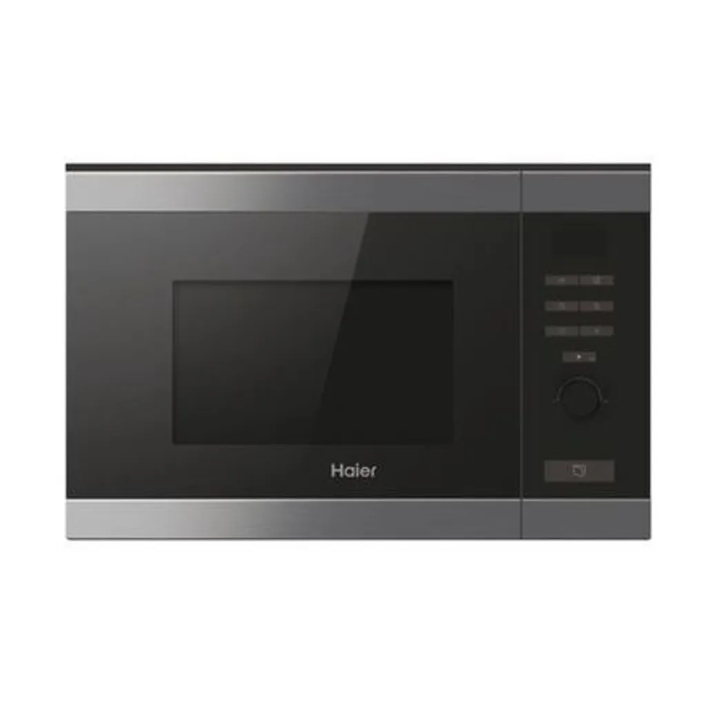 Haier HWO38MG2HXB, Integrated, Grill Microwave, 25 l, 900 W, Rotary Controls, Black