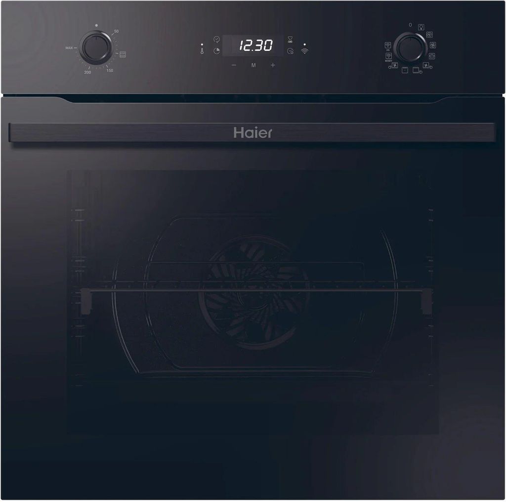 Haier I-Direct Series 2 HWO60SM2E01BE, Medium, Electric Oven, 70 l, 70 l, Hydrolytic, Integrated